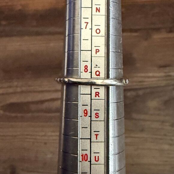 Round Turquoise Spider Boho Ring Sterling Silver Southwestern Sz 8 - Picture 6 of 7